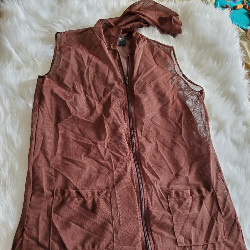 In The Shade hooded swimwear cover up